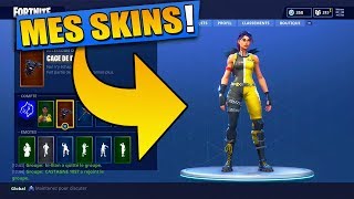Presentation De Mes Skins Fortnite Sur Mon Vrai Compte 250 De - tout mes skins sur fortnite battle royale