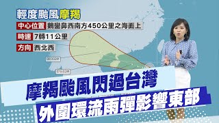 【麥玉潔報氣象】摩羯颱風閃過台灣 外圍環流雨彈影響東部｜超熱! 西半部恐飆38度極端高溫 外出防曬補水 20240904