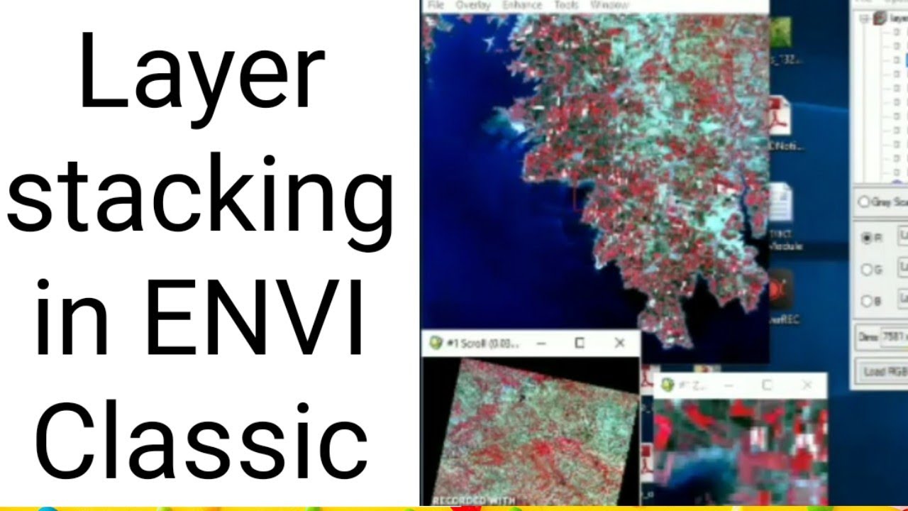 Layer Stacking Operation For LANDSAT8 Image In ENVI Classic - YouTube