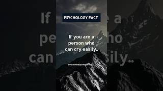 Do you cry easily? Psychology Facts #shorts