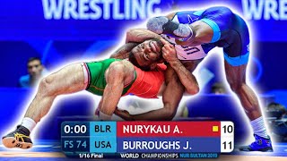 Is This Jordan Burroughs’ Craziest Wrestling Match Ever?