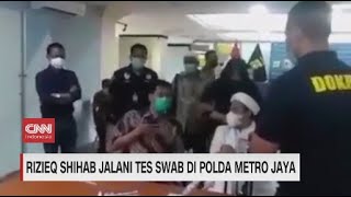 Rizieq Shihab Jalani Tes Swab di Polda Metro, Ini Hasilnya