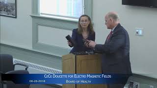 Cece Doucette: Ashland, MA Board of Health EMF/RF Update June 26, 2018