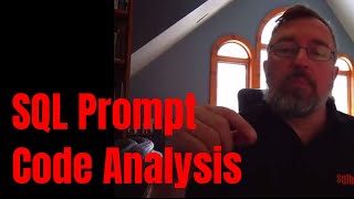 Using Redgate SQL Prompt for Code Analysis