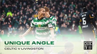 Unique Angle | Celtic 4-2 Livingston | Daizen Maeda's Hat-Trick Seals Scottish Cup Semi for Celts!