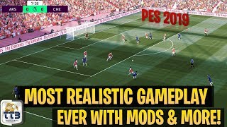 [TTB] PES 2019 - The Most Realistic Gameplay Ever! - New Camera Angles, Turf, Overlays, & More!
