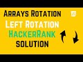 Arrays: Left Rotation | HackerRank Solution Javascript