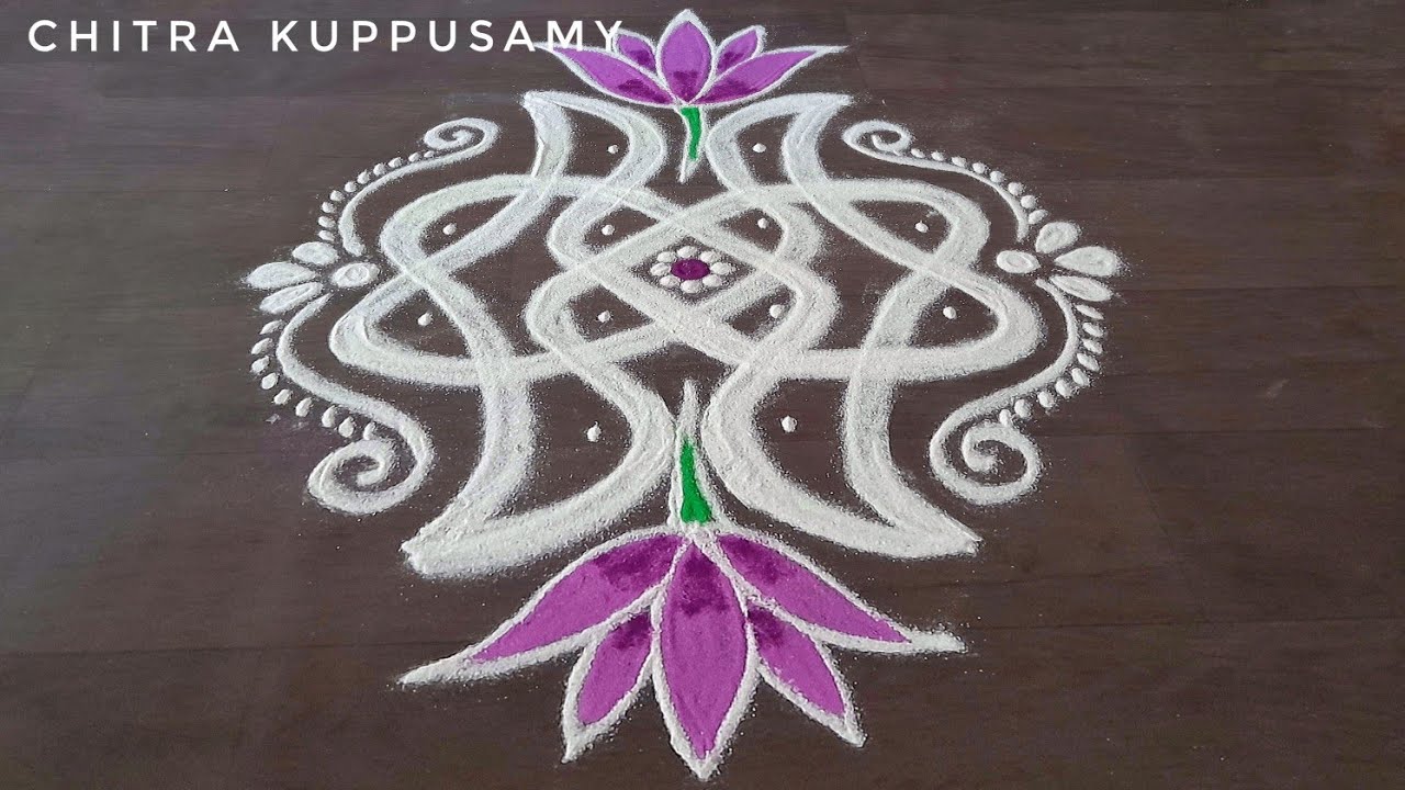 4 Pulli Kolangal Kambi Kolam Designs Sikku Kolam Designs Youtube