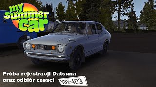 Odbiór nowych części oraz próba inspekcji Datsuna | My summer car Live