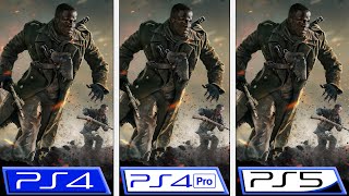 Call of Duty: Vanguard | PS4 - PS4 Pro - PS5 | Campaign Graphics Comparison & FPS