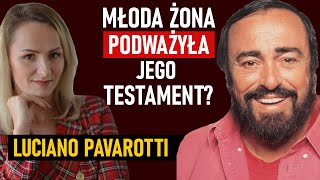 Żony rozpoczęły bój o majątek tydzień po jego śmierci. Wydziedziczył drugą żonę? Luciano Pavarotti