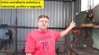 Trabalhando com serralheria industrial