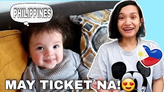MAY TICKET NA! SEE YOU PINAS!😍 |Dutch-filipina couple