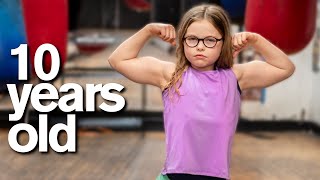 Insane 10-Year-Old Strength Challenge *Father vs Daughter*