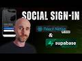 Sign-In With Google and Apple: Expo + Supabase Auth (using AI Agents)