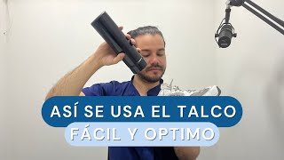 Como se usa el talco para pies