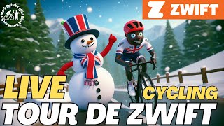 Live Tour De Zwift Cycling 2025:  The Ultimate Challenge