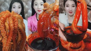 [大食い】超辛いシーフードを食べる • 🦑🐙EATING EXOTIC SEAFOOD 🦀🦞• Coma frutos do mar picantes 🦀🦞• Mukbang lobster #64