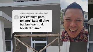 plamir dinding luar boleh?