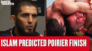 Islam Makhachev CORRECTLY PREDICTS finishing Dustin Poirier at UFC 302 | Daniel