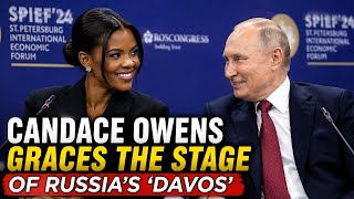 SHOCK: Candace Owens Takes Stage at Putin's 'Davos' Amid Ukraine Strikes!
