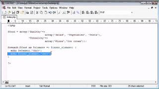 Beginner PHP Tutorial - 41 of 200 - for each Statement (www.dynamicwebart.com)