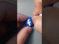 drawing facebook logo on the keyboard shorts diy art