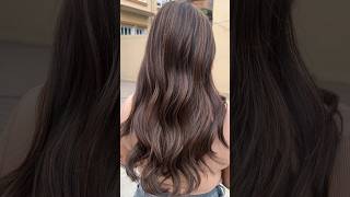 Combination highlights #haircolortransformation #chocolate #brown #haircolor #highlights #trending