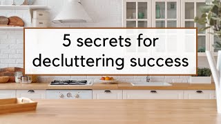 5 Must-Haves for Decluttering Success | How to Start Decluttering