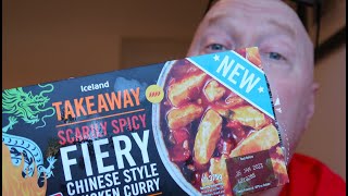 NEW! Iceland Scarily Spice Fiery Chinese Style Chicken Curry