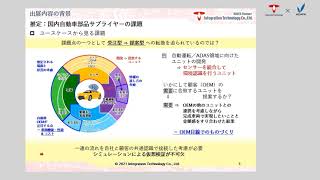 人とくるまのテクノロジー展2021 ONLINE：第２回動画「自動運転開発支援サービスについて」