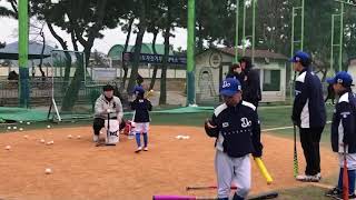 [현우야구일기] 롯데자이언츠 선수들과 연습 Korean cute baseball player batting practice 004