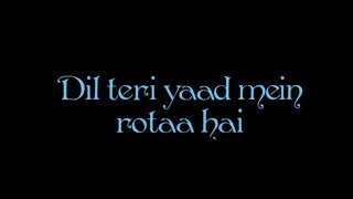 #dil Teri Yaad mein rota hai ringtone#sawai bhatt#himesh reshammiya melodies