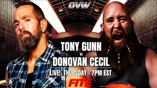 Tony Gunn v Donovan Cecil OVWtv (10.5.23)