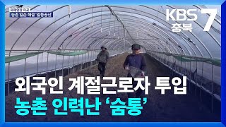 [화제현장 이곳] 외국인 계절근로자 본격 투입…농촌 인력난 ‘숨통’ / KBS  2025.02.17.