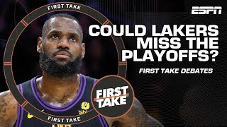 Stephen A. is concerned the Lakers could miss the playoffs 👀 | First Take