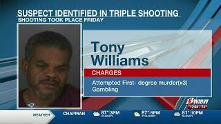 TPD identifies man arrested in triple shooting