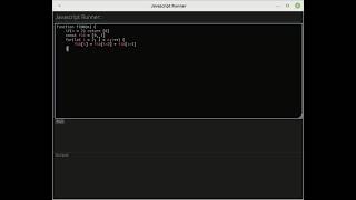 Execute Javascript code in Rust Application.