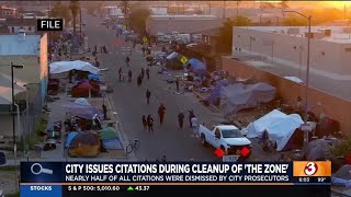 City of Phoenix issues citations during cleanup of 'The Zone'