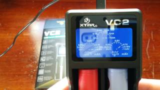 XTAR VC2 USB Li-ion Battery LCD Charger