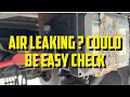 Trailer Losing Air ? Could it be your Tire Inflation System? Easy way to check…