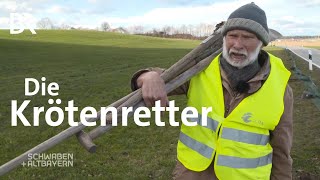 Todesfalle Landstraße: Mit schwäbischen Krötenrettern unterwegs | Schwaben + Altbayern | BR