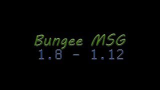 BungeeMSG - Plugin Tutorial/Overview