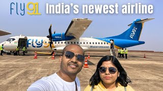 Bangalore to Sindhudurg (Malvan) by Fly91 || Flying on India's 🇮🇳 newest airline @Fly91_in