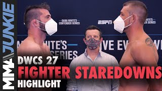 Dana White's Contender Series 27 fighter staredowns