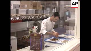 Lionel Clement, a French-born chocolatier representing the United States in the World Chocolate Mast