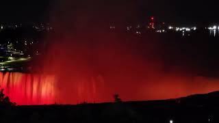 Niagara Falls Illuminated: A Stunning Nighttime Display