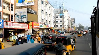 Guntur City - Bus Journey - Travel video