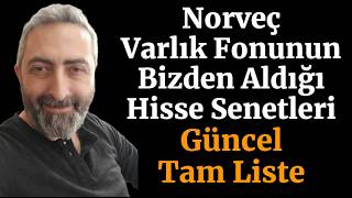 Norveç Varlık Fonunun Yatırım Yaptığı Türk Şirketler Güncel Tam Liste