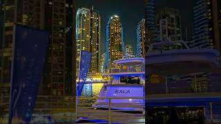 Dubai Marina Yacht Club | 4K | Marina Walk |